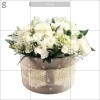 Pasztell FlorBox - fehér árnyalatú szezonális virágokból
